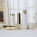 Leeres Weißgold hochwertiges Kunststoff -Lippenstiftrohr von Plastik